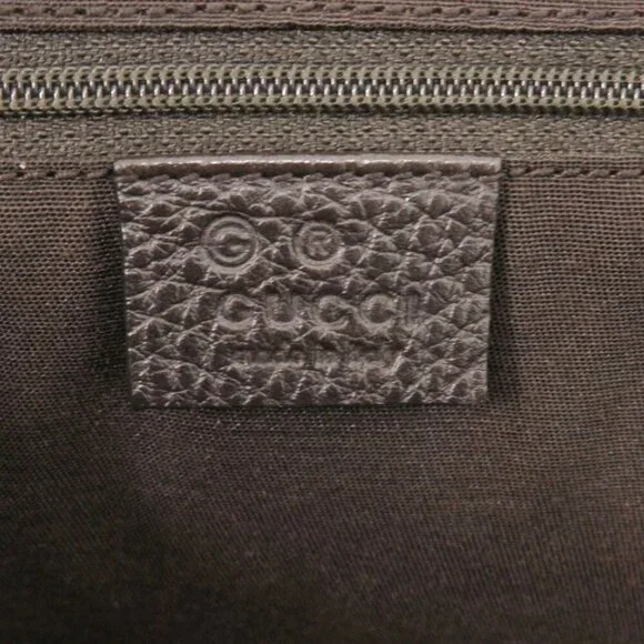 GUCCI Brown Canvas Tote Bag - Picture 9 of 9